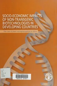 Socio-Economic Impacts of Non-transgenic Biotechnologies in Developing Countries