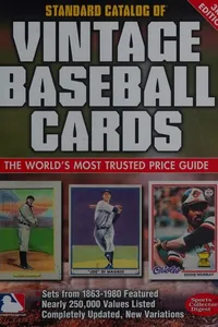 Standard catalog of vintage baseball cards