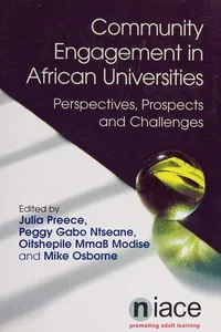 Cover of Community engagement in African universities