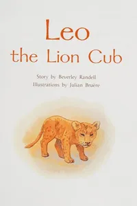 Leo the lion cub