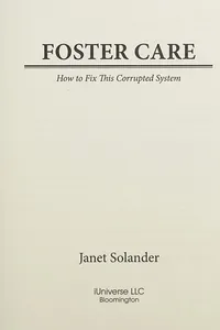 Cover of Foster Care