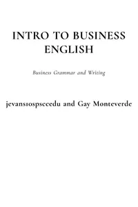 Intro to Business English