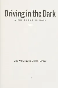 Driving in the dark
