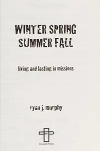 Winter spring summer fall