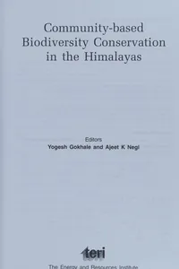 Community-based biodiversity conservation in the Himalayas