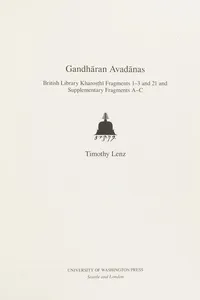 Gandhāran Avadānas