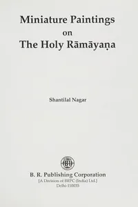 Miniature paintings on the holy Rāmāyaṇa
