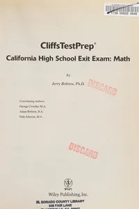 California high school exit exam