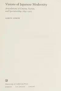 Visions of Japanese Modernity