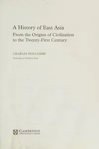 A history of East Asia