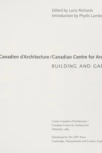 Centre canadien d'architecture/Canadian Centre for Architecture