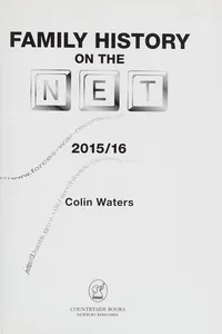 Family history on the Net 2015/16