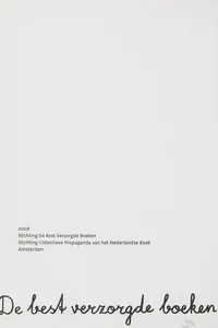 De best verzorgde boeken, 2007