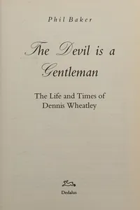 The devil is a gentleman