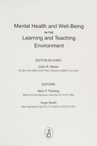 Mental health and well-being in the learning and teaching environment