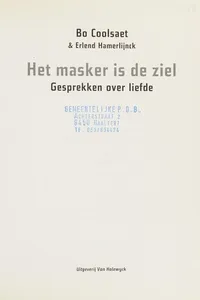Het masker is de ziel