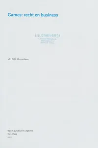 Games; recht en business