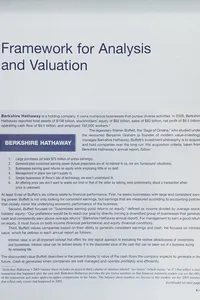 Financial statement analysis & valuation