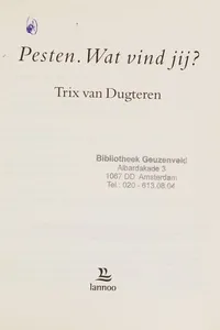 Pesten. Wat vind jij?