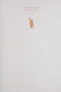 Les arts du cirque au XIXe siècle