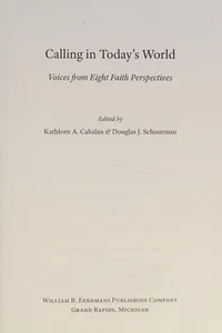 Calling in today's world