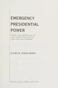 Emergency presidential power