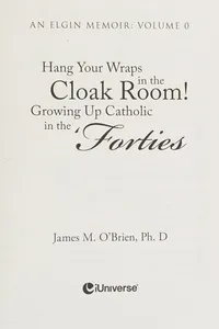 Hang your wraps in the cloak room!