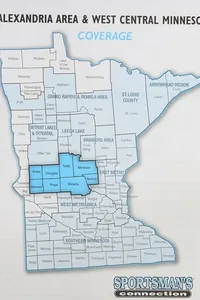 Alexandria area & West central MN fishing maps guidebook