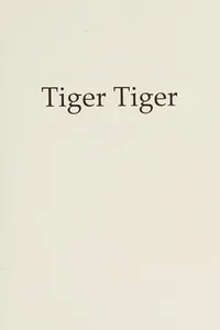 Cover of Tiger tiger