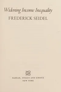 Widening income inequality