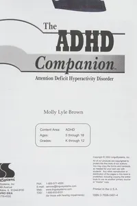 Cover of The ADHD companion