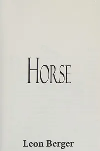 Cover of Horse