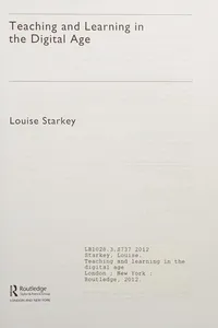 Teaching and learning in the digital age