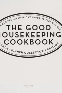 The Good Housekeeping cookbook