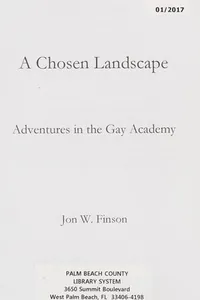 A chosen landscape