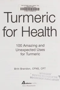 Turmeric for health