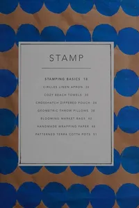 Stamp, stencil, paint