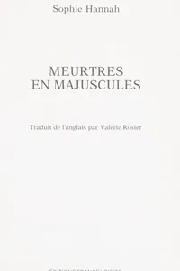 Meurtres en majuscules