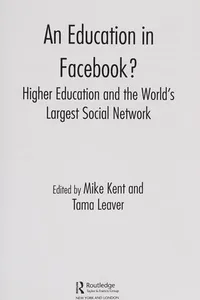 Education in Facebook?