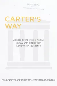 Carter's way