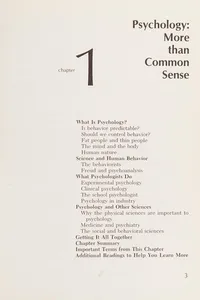 Psychology of modern life
