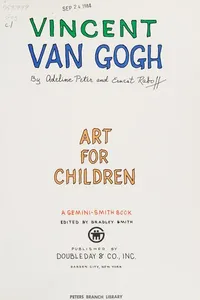 Capa de Vincent Van Gogh