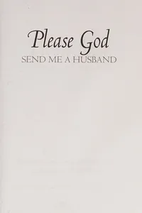 Please God, send me a husband