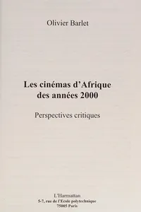 Contemporary African cinema