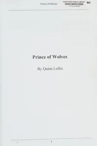 Cover of Prince of wolves