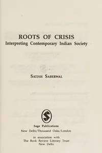 Roots of crisis