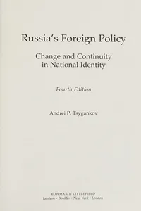 Russia's foreign policy