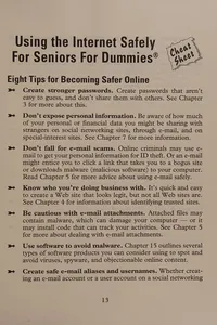 Capa de Using the Internet safely for seniors for dummies