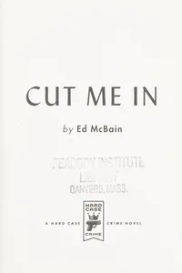 Cover of Cut Me In by Evan Hunter