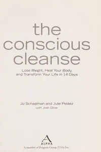 The conscious cleanse